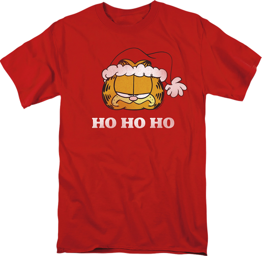 Ho Ho Ho Garfield Christmas T-Shirt