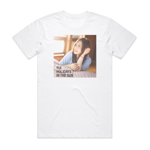 YUI Holidays In The Sun Album Cover T-Shirt White