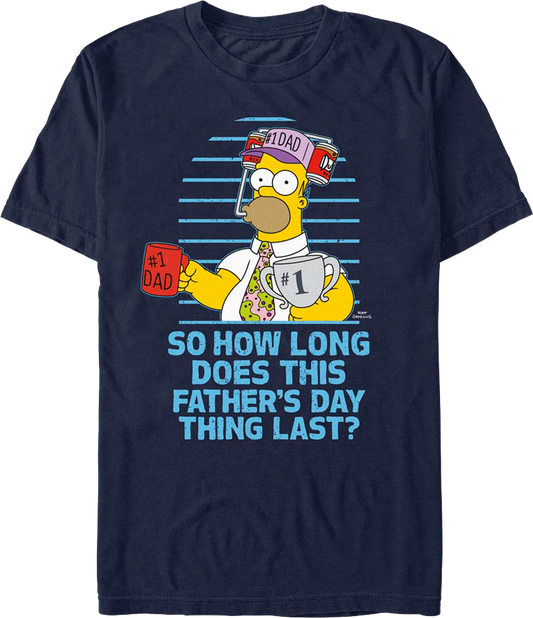 Homer Simpson Father's Day Simpsons T-Shirt