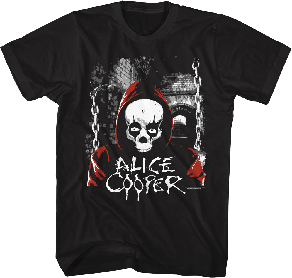 Hooded Skull Alice Cooper T-Shirt