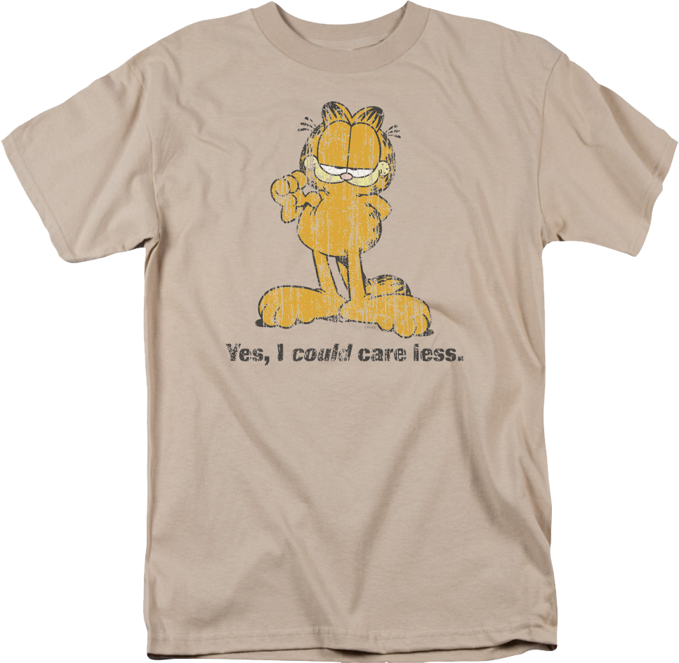 I Could Care Less Garfield T-Shirt