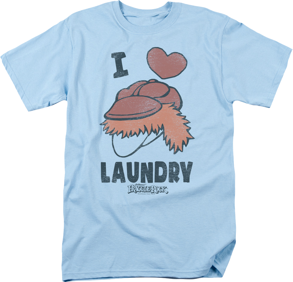 I Love Laundry Fraggle Rock T-Shirt