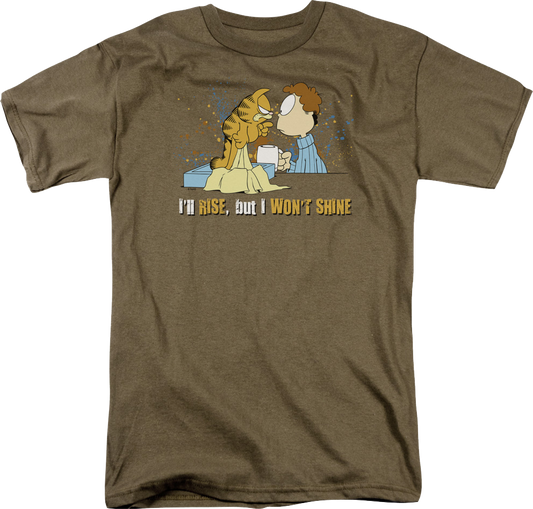 I Won't Shine Garfield T-Shirt