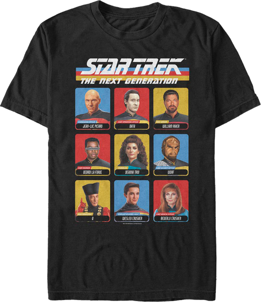 Iconic Characters Star Trek The Next Generation T-Shirt