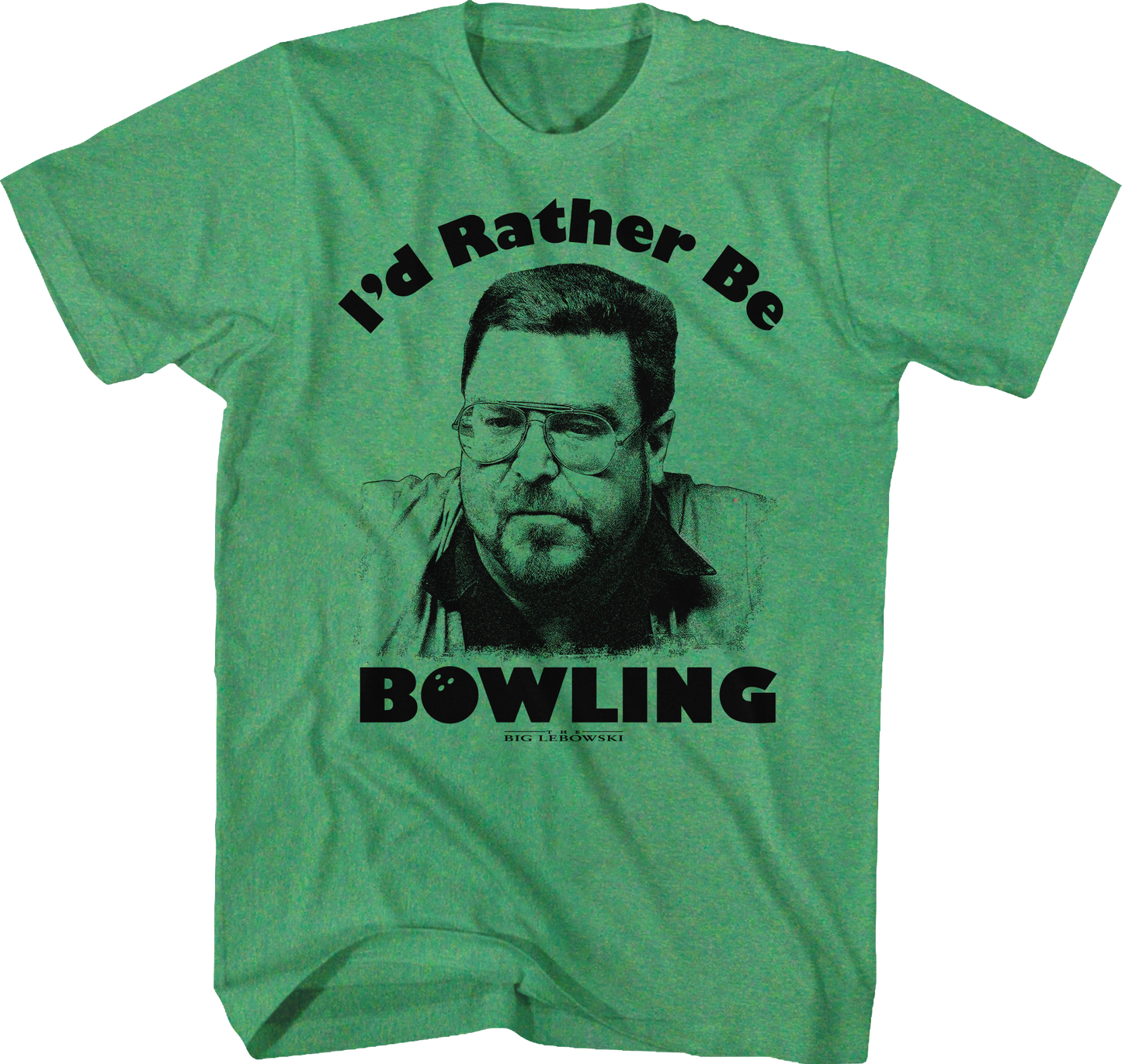 I'd Rather Be Bowling Big Lebowski T-Shirt