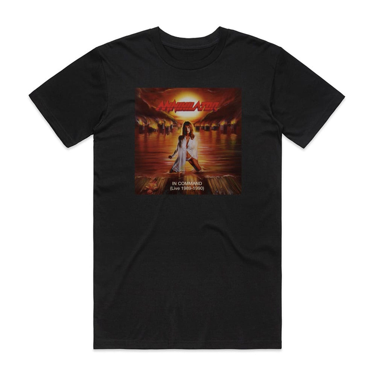 Annihilator In Command Live 1989 1990 T-Shirt Black
