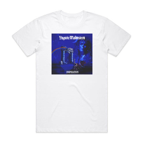 Yngwie J Malmsteen Inspiration Album Cover T-Shirt White