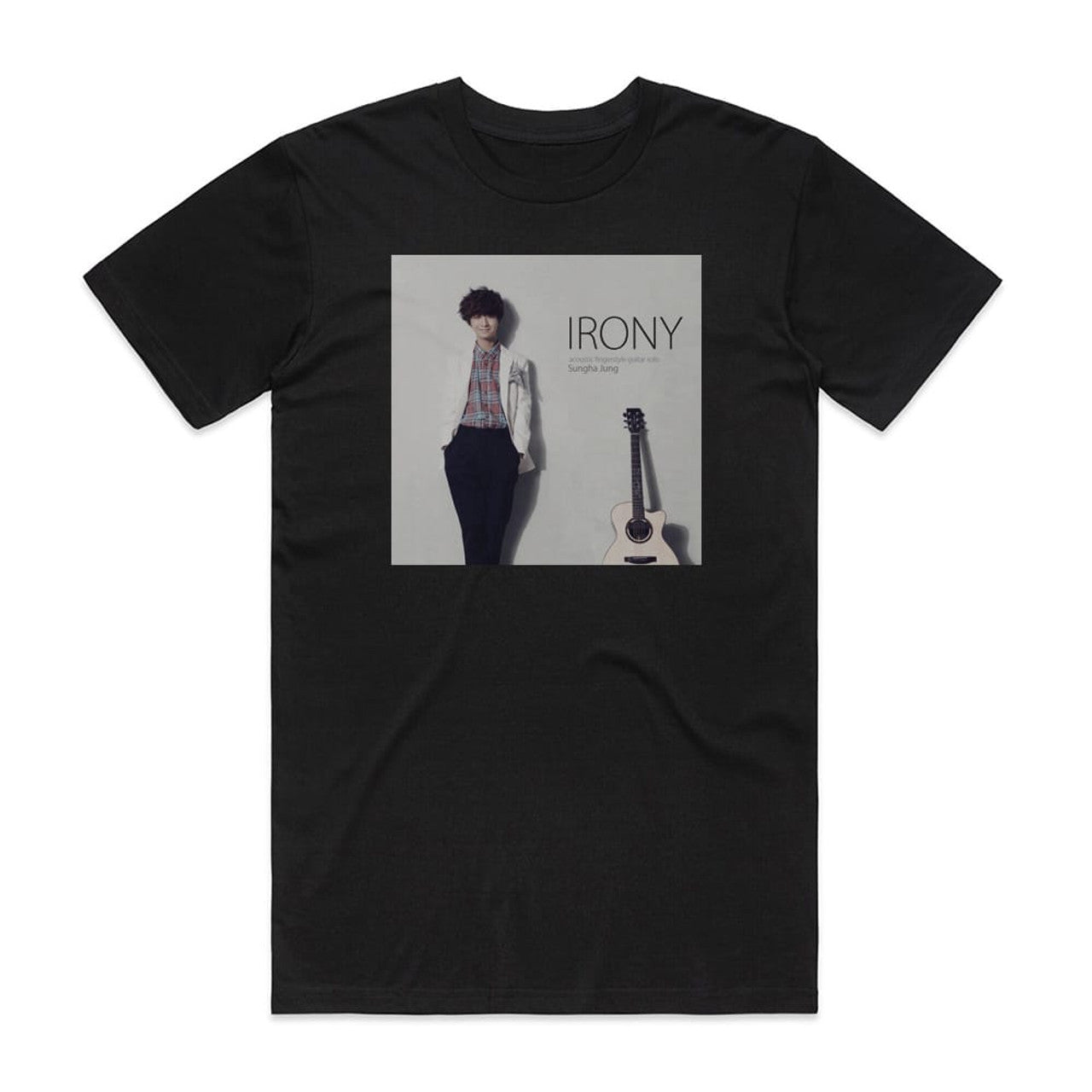 Sungha Jung Irony T-Shirt Black