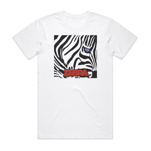 Zebra Iv Album Cover T-Shirt White