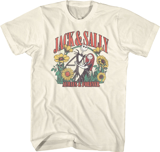 Jack & Sally Always & Forever Nightmare Before Christmas T-Shirt