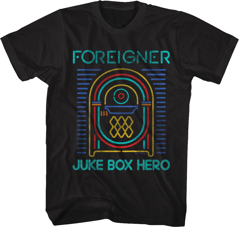 Juke Box Hero Foreigner T-Shirt