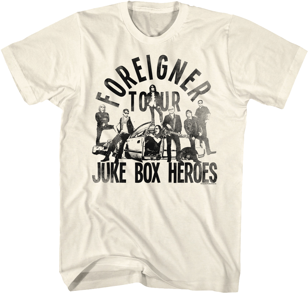 Juke Box Heroes Tour Foreigner T-Shirt