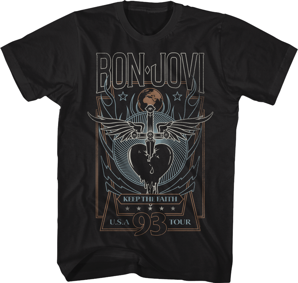 Keep The Faith Tour Bon Jovi T-Shirt