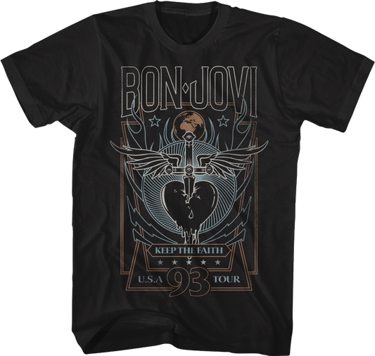 Keep The Faith Tour Bon Jovi T-Shirt