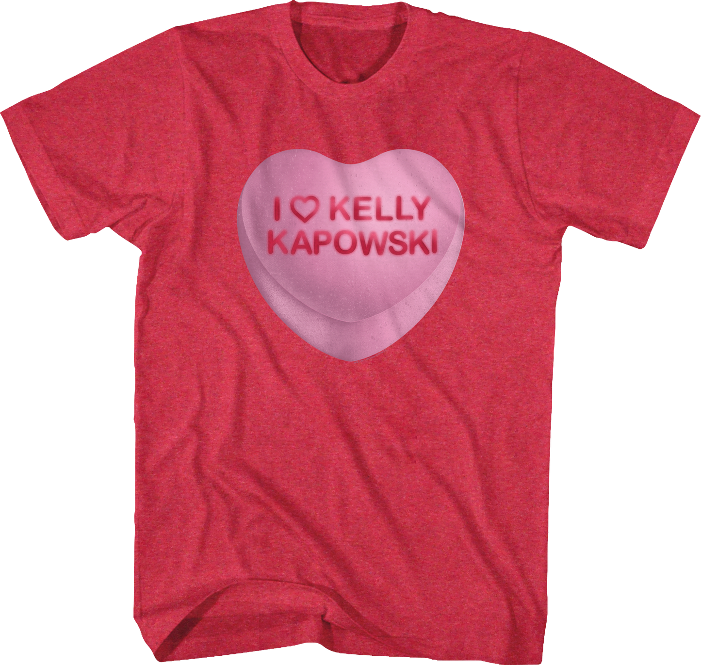 Kelly Kapowski Candy Heart Saved By The Bell T-Shirt