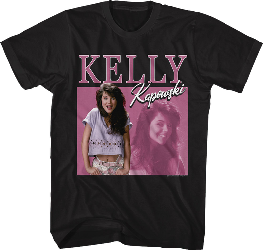 Kelly Kapowski Glamour Photo Saved By The Bell T-Shirt