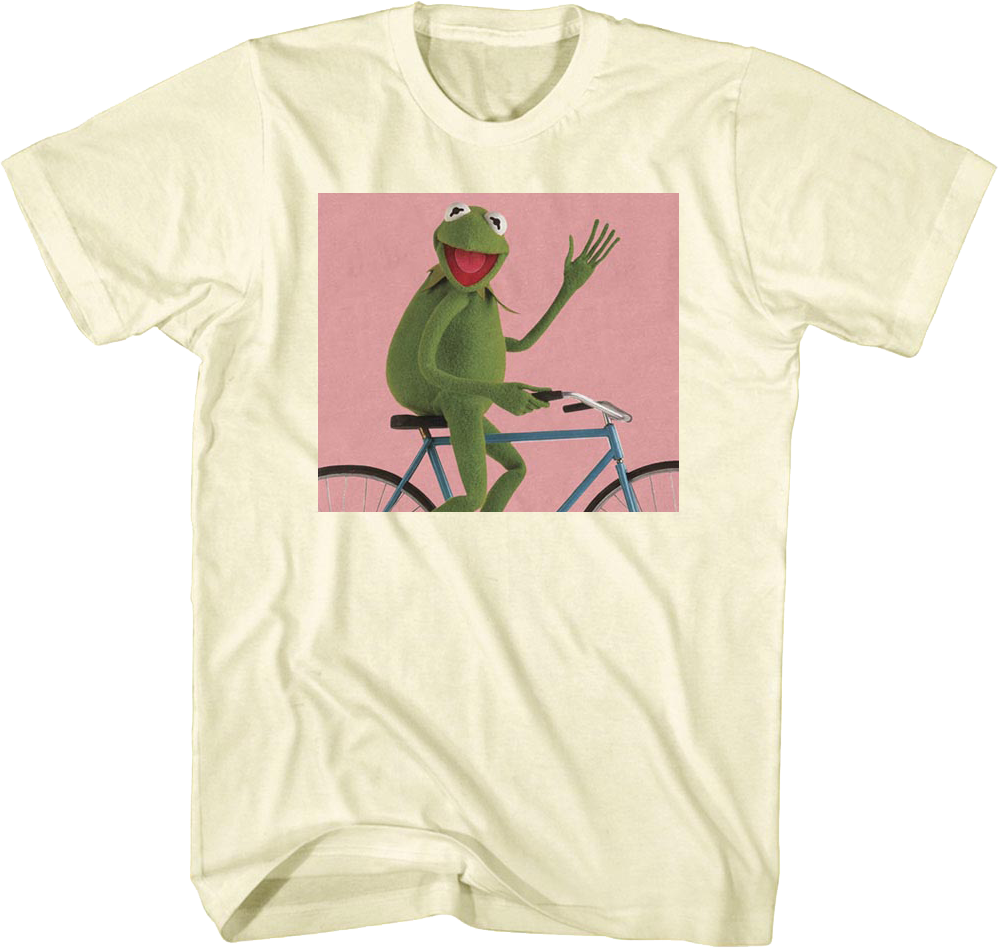 Kermit The Frog Bicycle Muppets T-Shirt