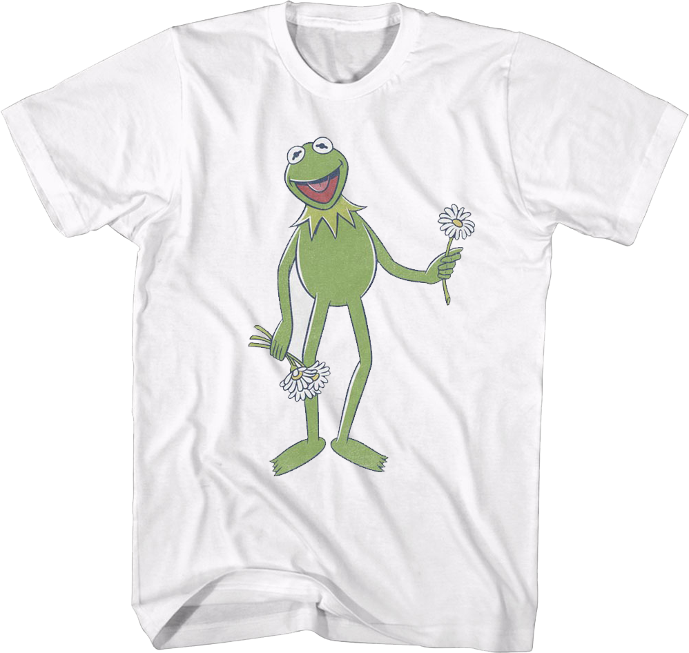 Kermit's Flowers Muppets T-Shirt