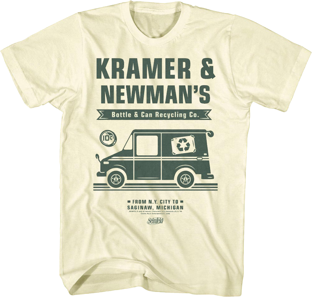 Kramer and Newman's Recycling Co. Seinfeld T-Shirt