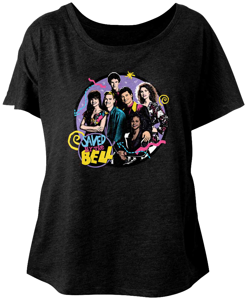 Ladies Saved By The Bell Dolman Shirt