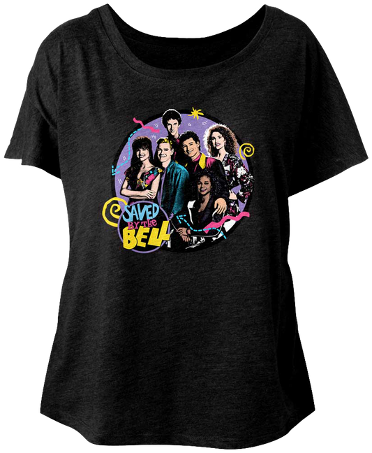 Ladies Saved By The Bell Dolman Shirt