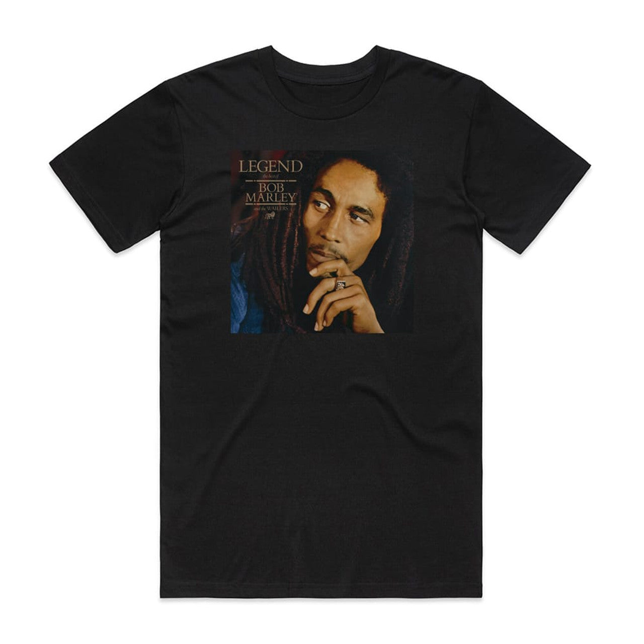 Bob Marley and The Wailers Legend The Best Of Bob Marley And The Wailers T-Shirt Black