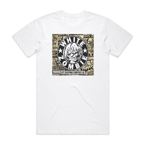 White Zombie Let Sleeping Corpses Lie Album Cover T-Shirt White