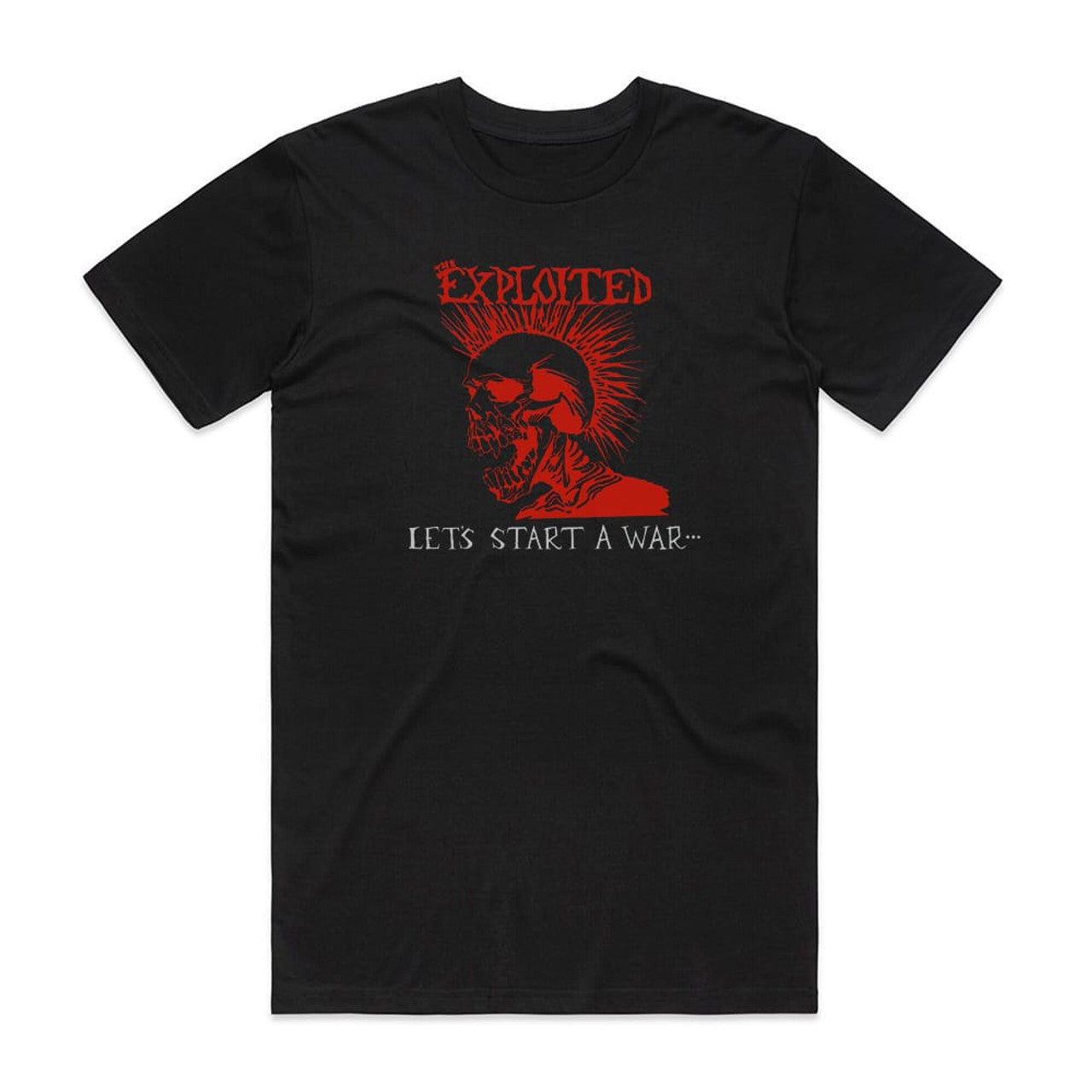 The Exploited Lets Start A War Said Maggie One Day T-Shirt Black