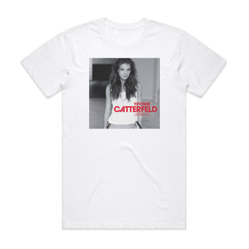 Yvonne Catterfeld Lieber So Album Cover T-Shirt White