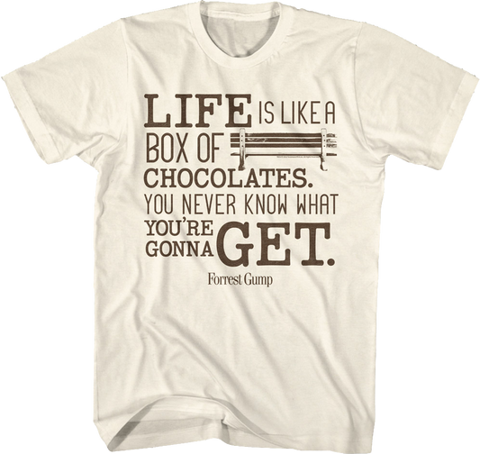 Life Is Like A Box Of Chocolates Forrest Gump T-Shirt