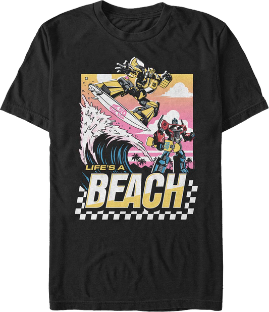Life's A Beach Transformers T-Shirt