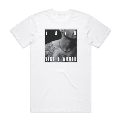 ZAYN Like I Would Album Cover T-Shirt White