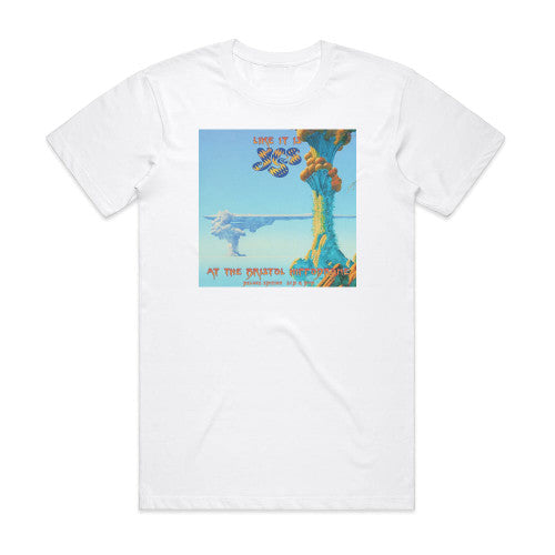 Yes Like It Is Yes At The Bristol Hippodrome Album Cover T-Shirt White