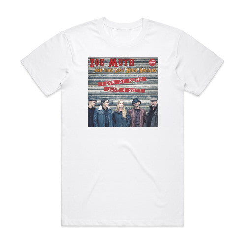 Zoe Muth and The Lost High Rollers Live At Kdhx June 4Th 2011 Album Cover T-Shirt White