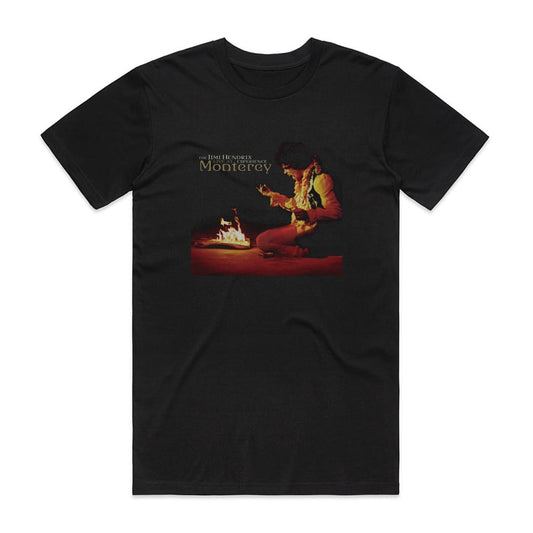 The Jimi Hendrix Experience Live At Monterey T-Shirt Black