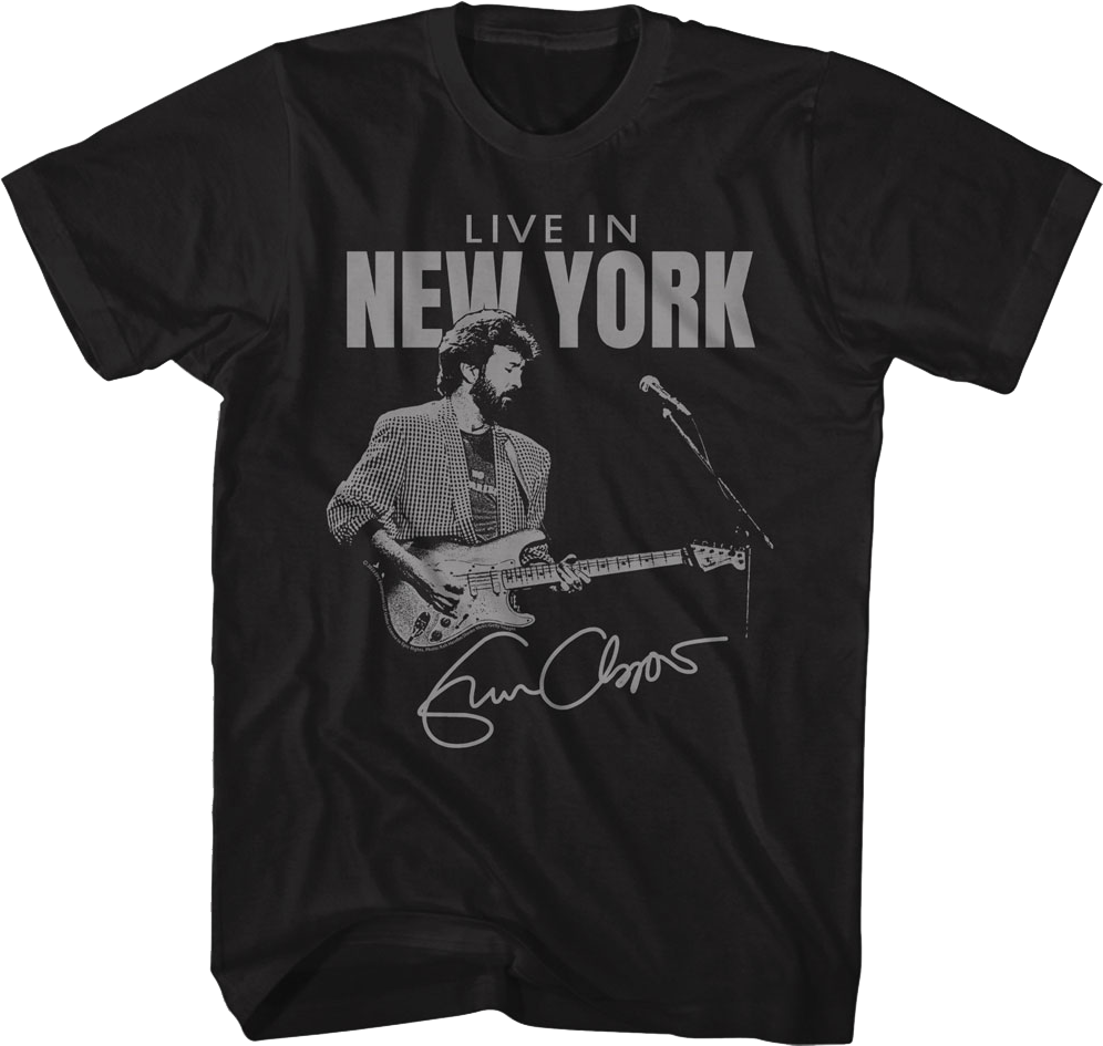 Live In New York Eric Clapton T-Shirt
