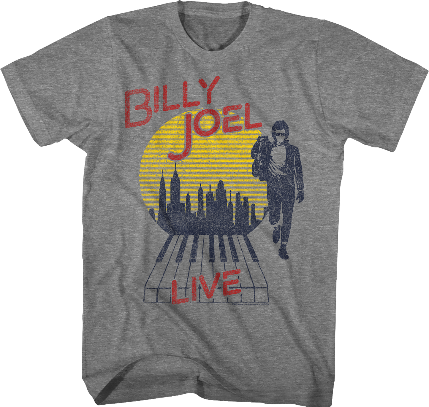 Live Silhouette Billy Joel T-Shirt