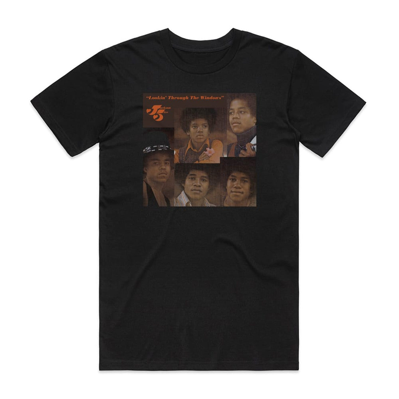 The Jackson 5 Lookin Through The Windows T-Shirt Black