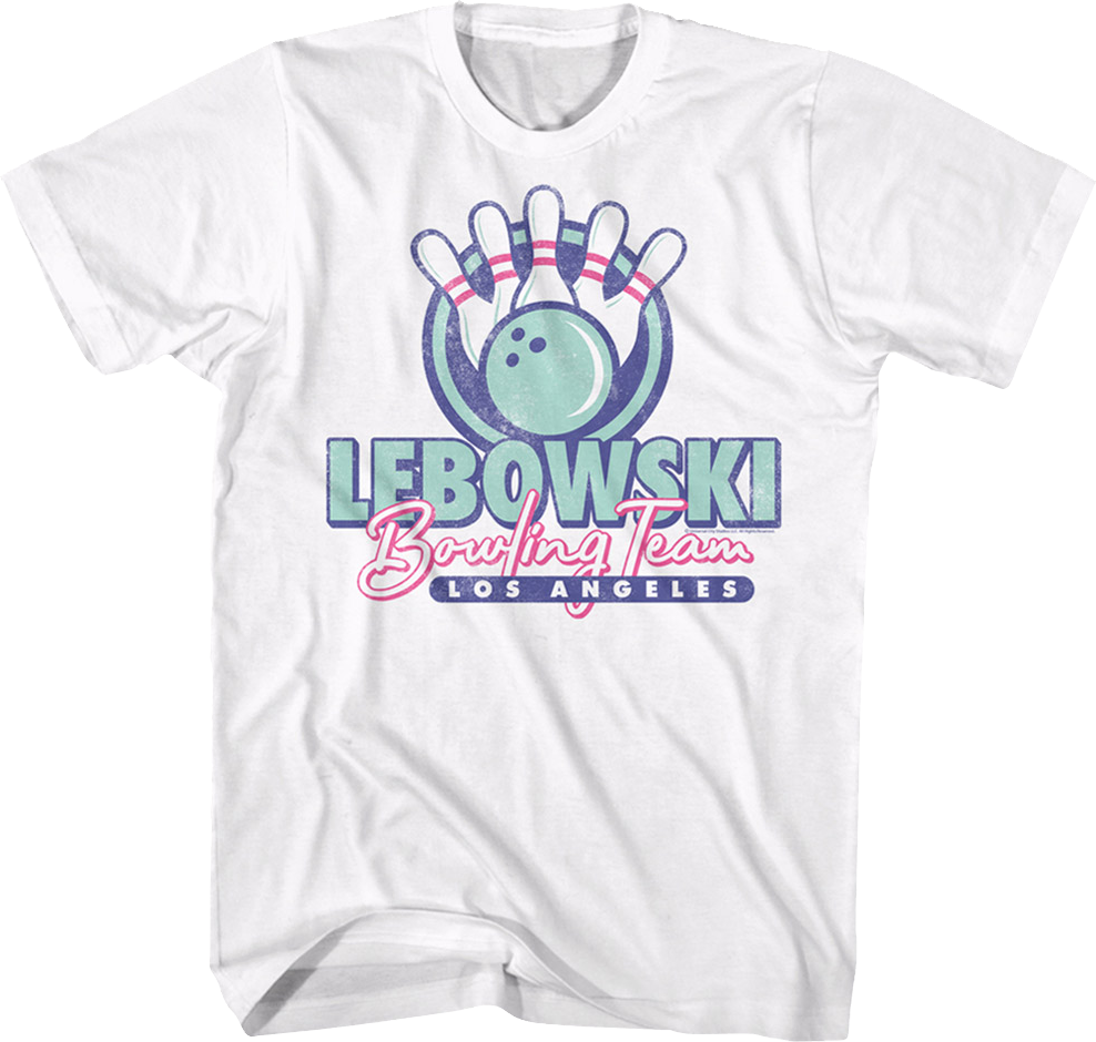 Los Angeles Bowling Team Big Lebowski T-Shirt