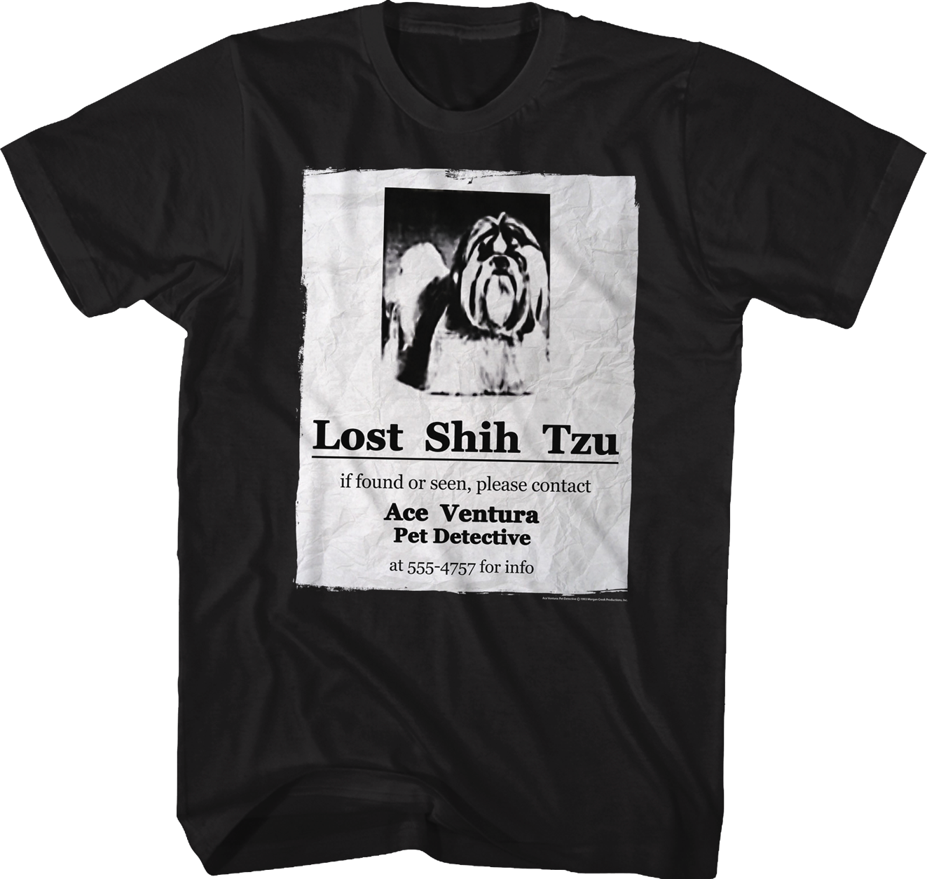 Lost Shih Tzu Ace Ventura T-Shirt