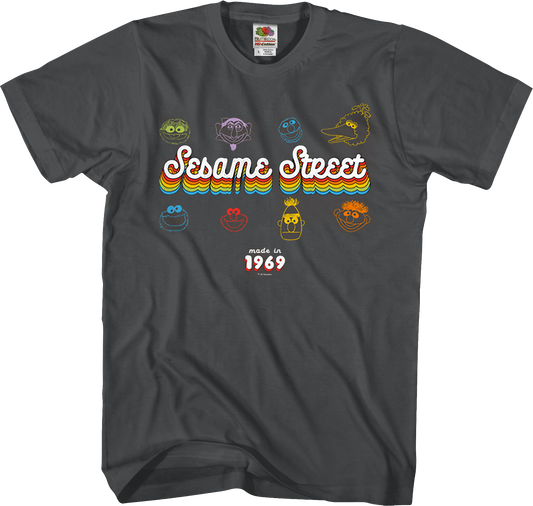 Made in 1969 Sesame Street T-Shirt