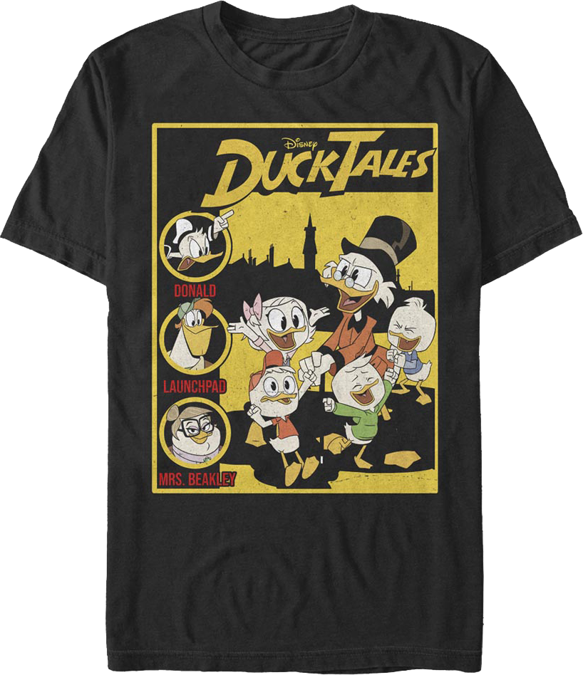 Main Cast And Supporting Characters DuckTales T-Shirt
