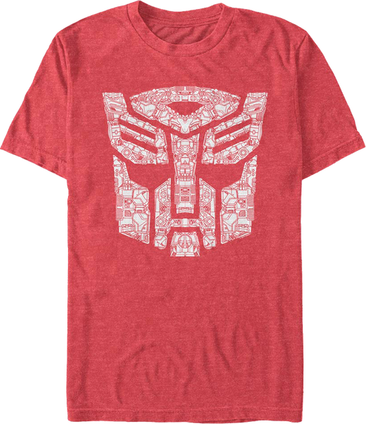 Mechanical Autobots Logo Transformers T-Shirt