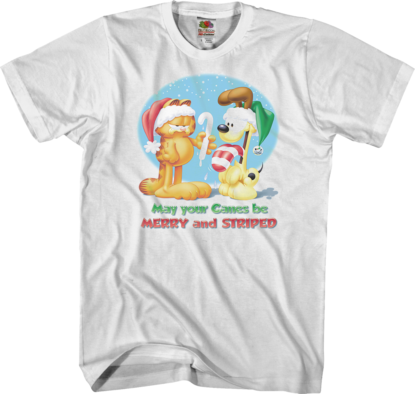 Merry and Striped Garfield T-Shirt