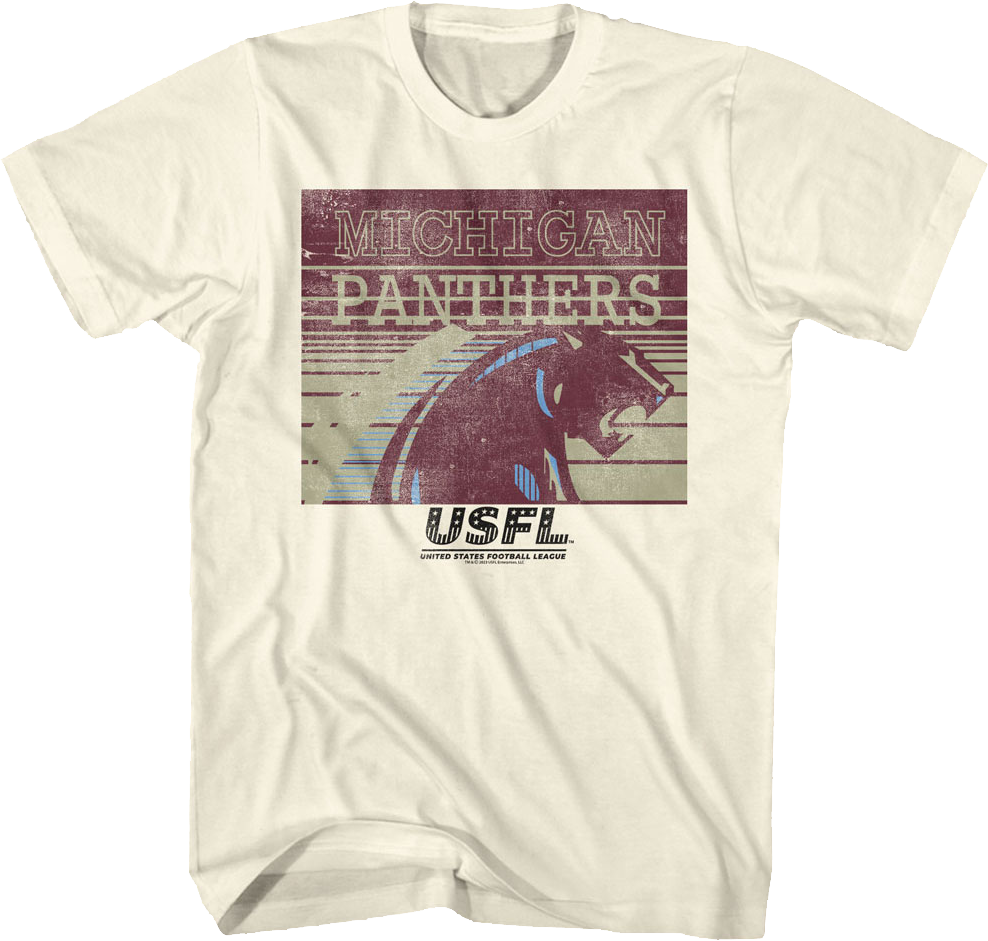 Michigan Panthers USFL T-Shirt