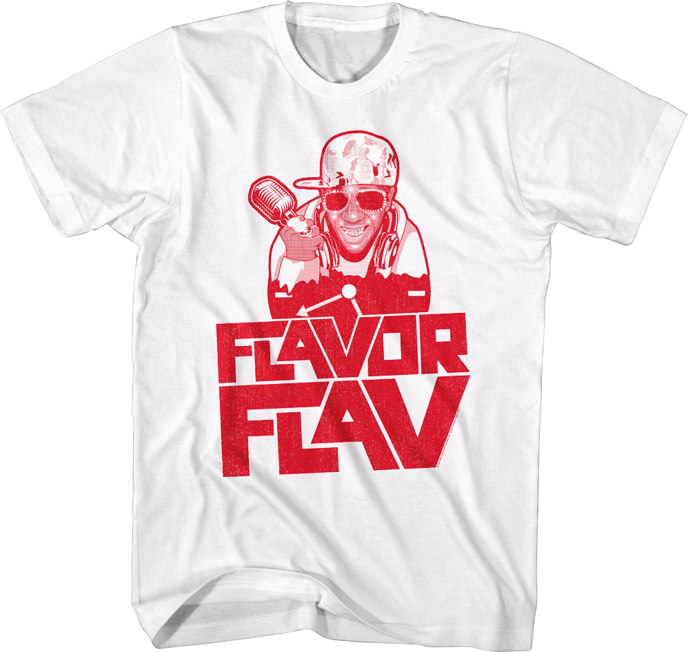 Microphone Flavor Flav T-Shirt
