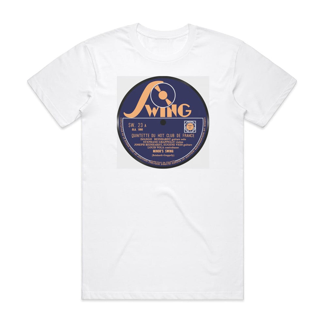 Django Reinhardt Minor Swing T-Shirt White