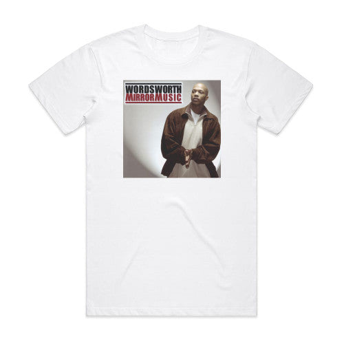 Wordsworth Mirror Music Album Cover T-Shirt White