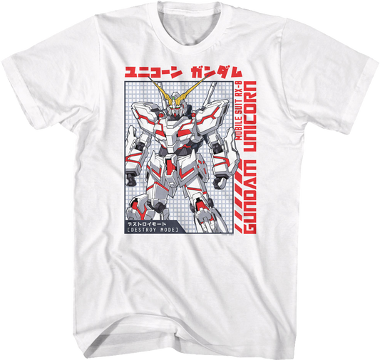 Mobile Suit Gundam Unicorn T-Shirt