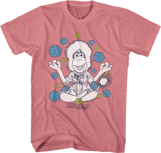 Mokey Meditation Flowers Fraggle Rock T-Shirt